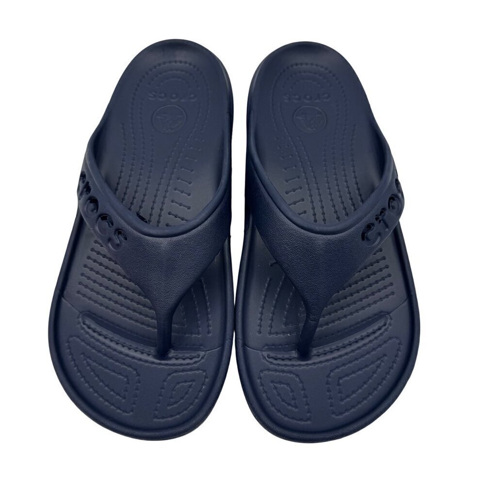 CROCS Crocband Flip Flops Navy Blue Size Men's 7/Women's 9